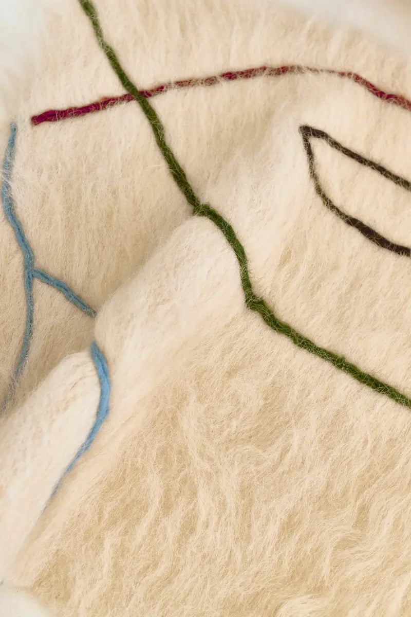 Handwoven Wool Runner Rug Bloom