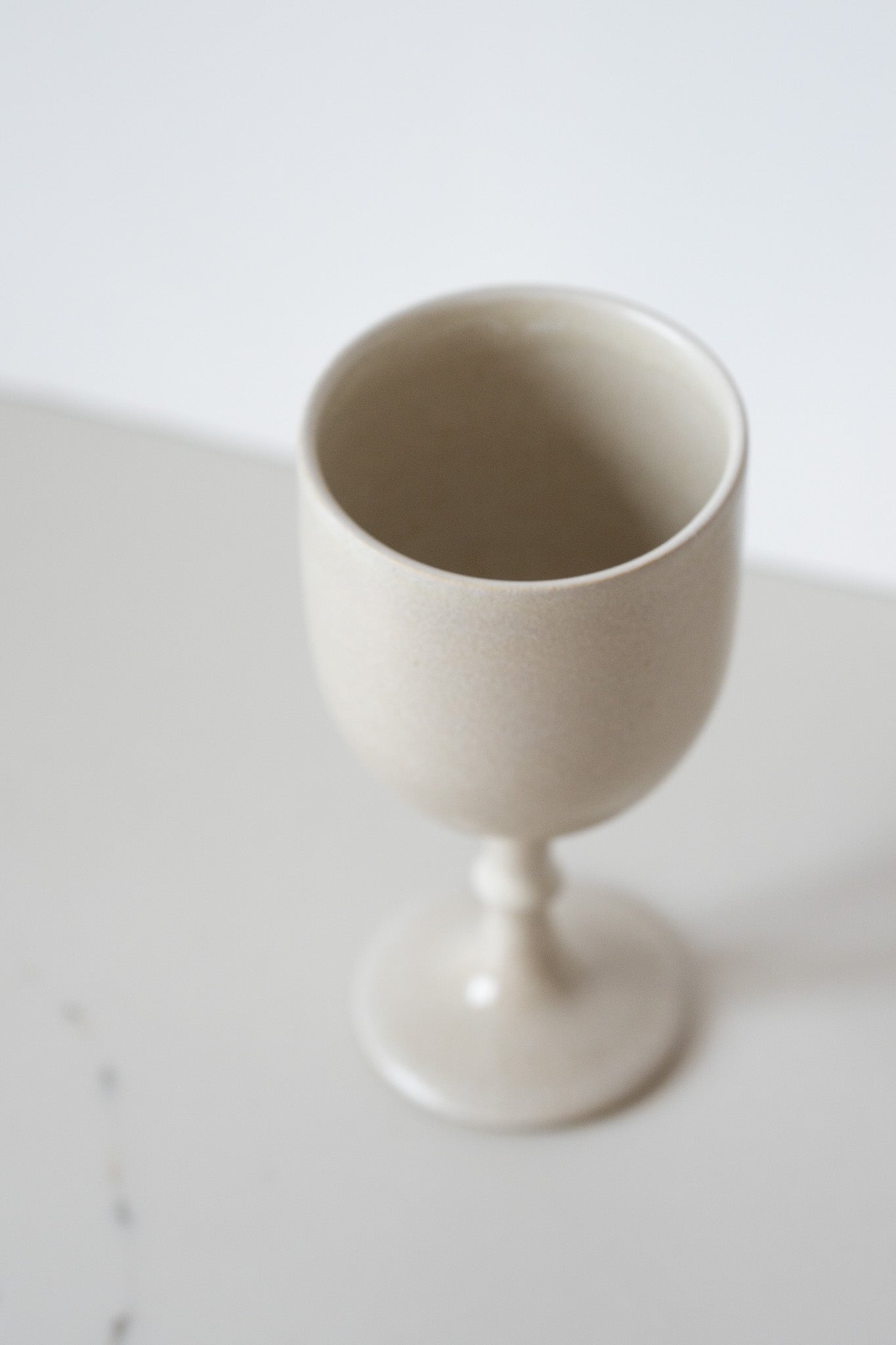 Wheel-Thrown Ceramic Wine Glasses / Goblets