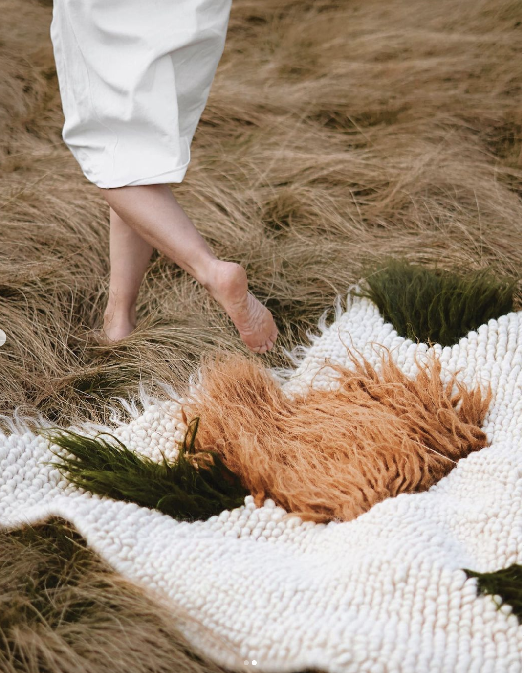 Handwoven Rug "Forest"