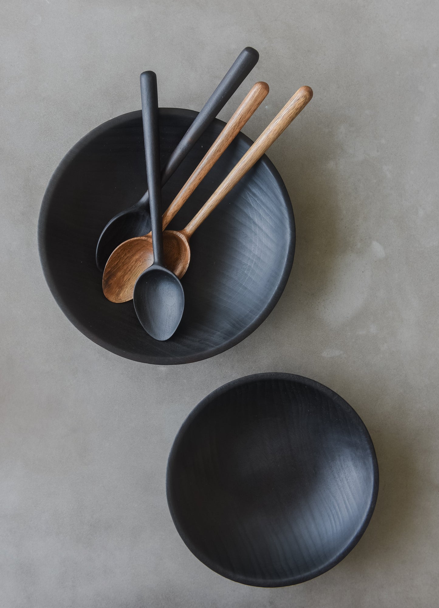 Walnut Wood Spoon with Straight Handle