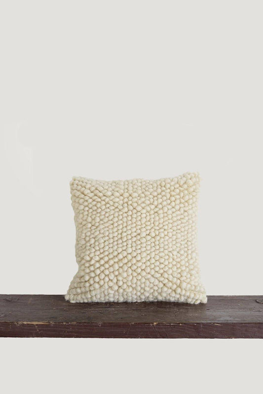 Handwoven Wool Decorative Pillow