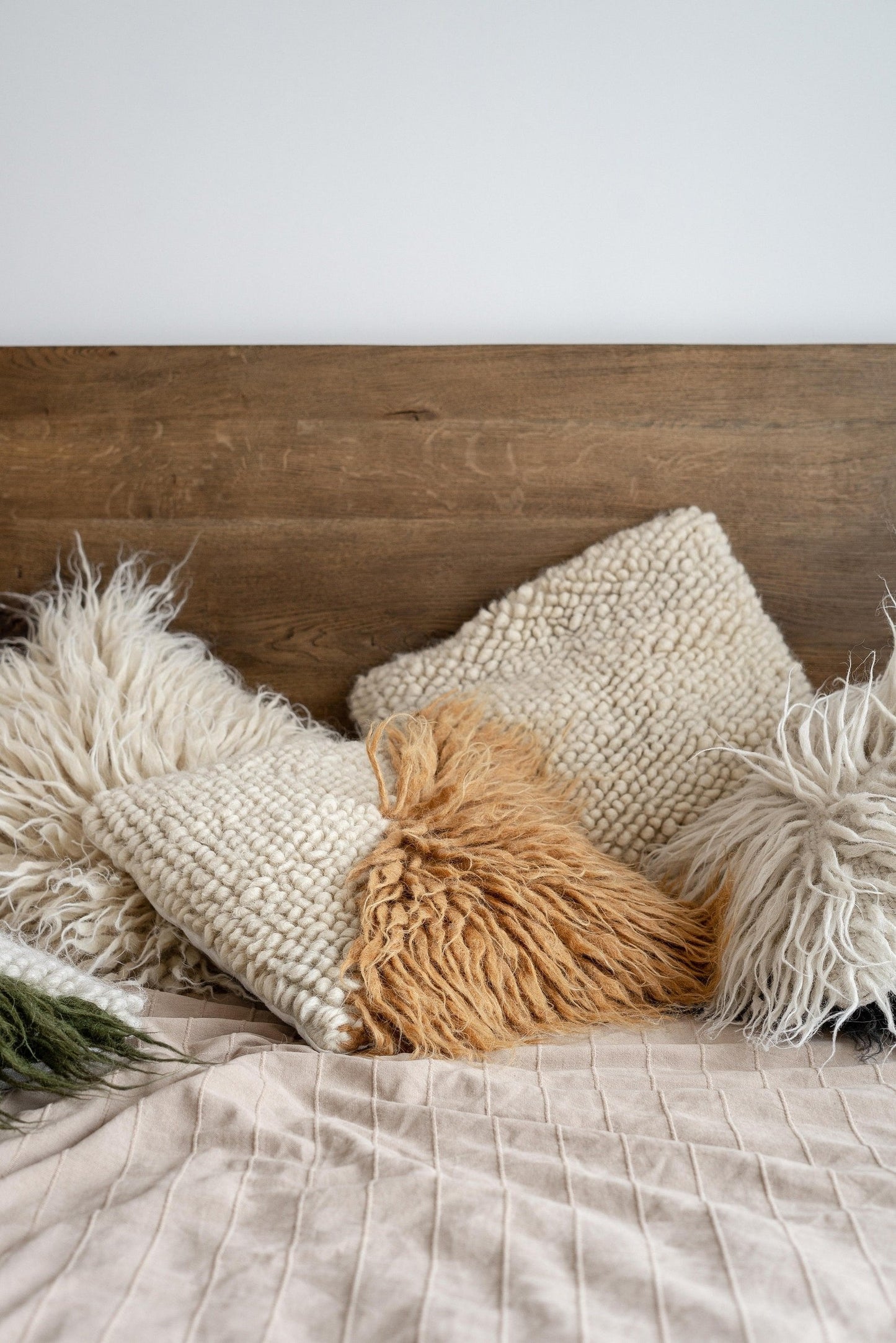 Wool Pillow Stones