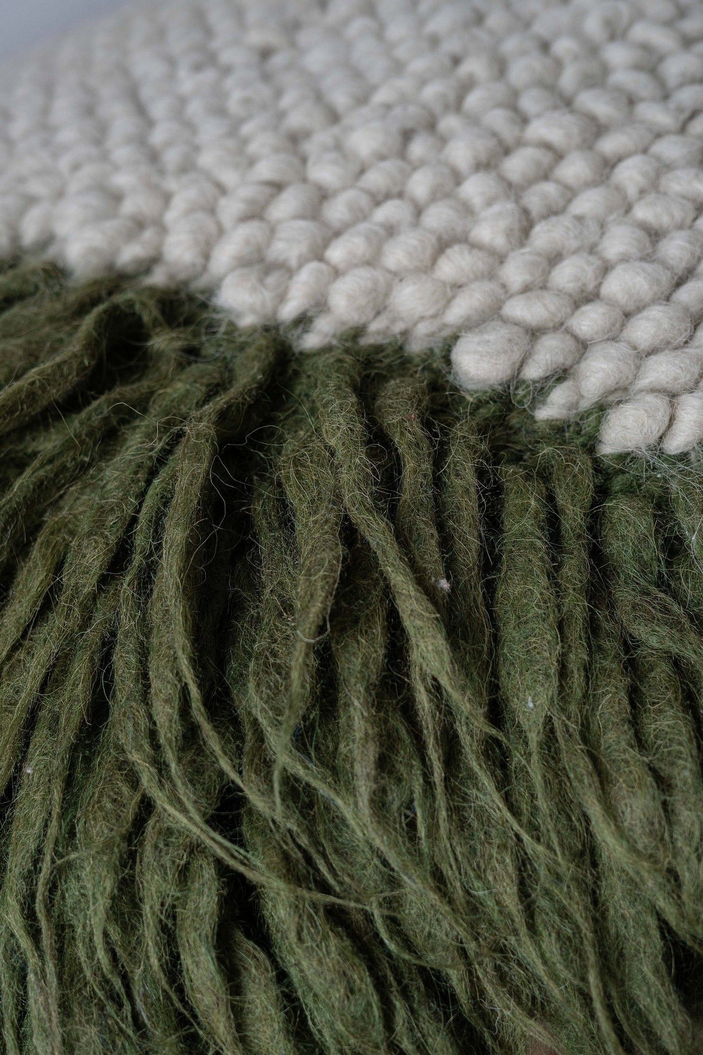 Handwoven Pillow Forest Moss