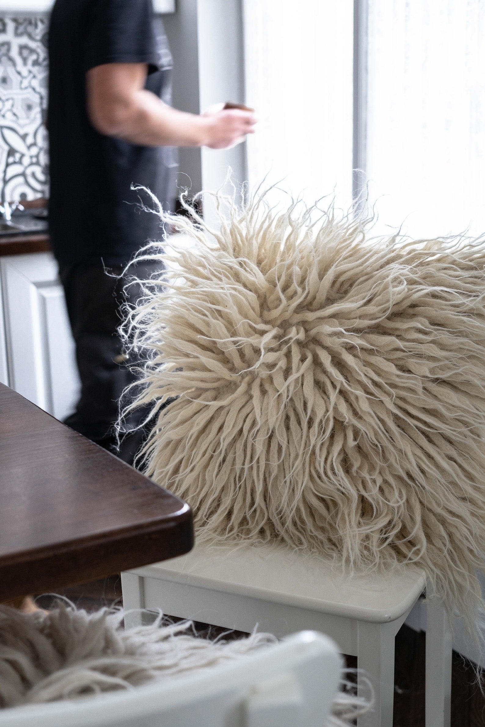 Wool Pillow Stones