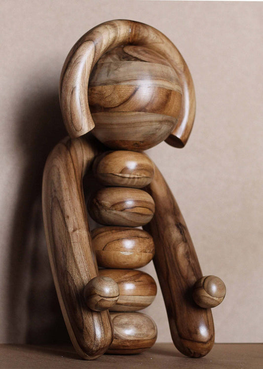 Wooden Sculpture Earth