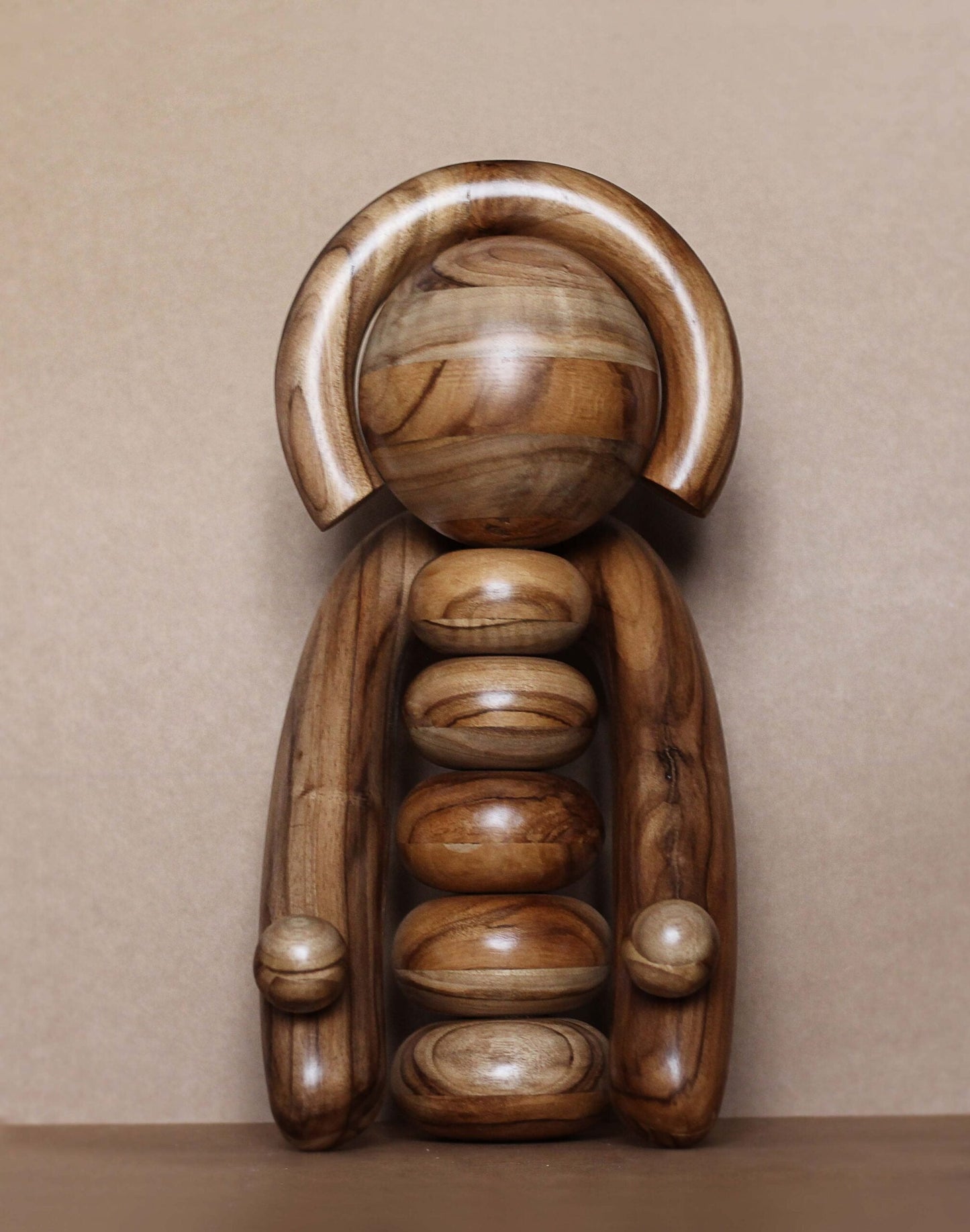 Wooden Sculpture Earth