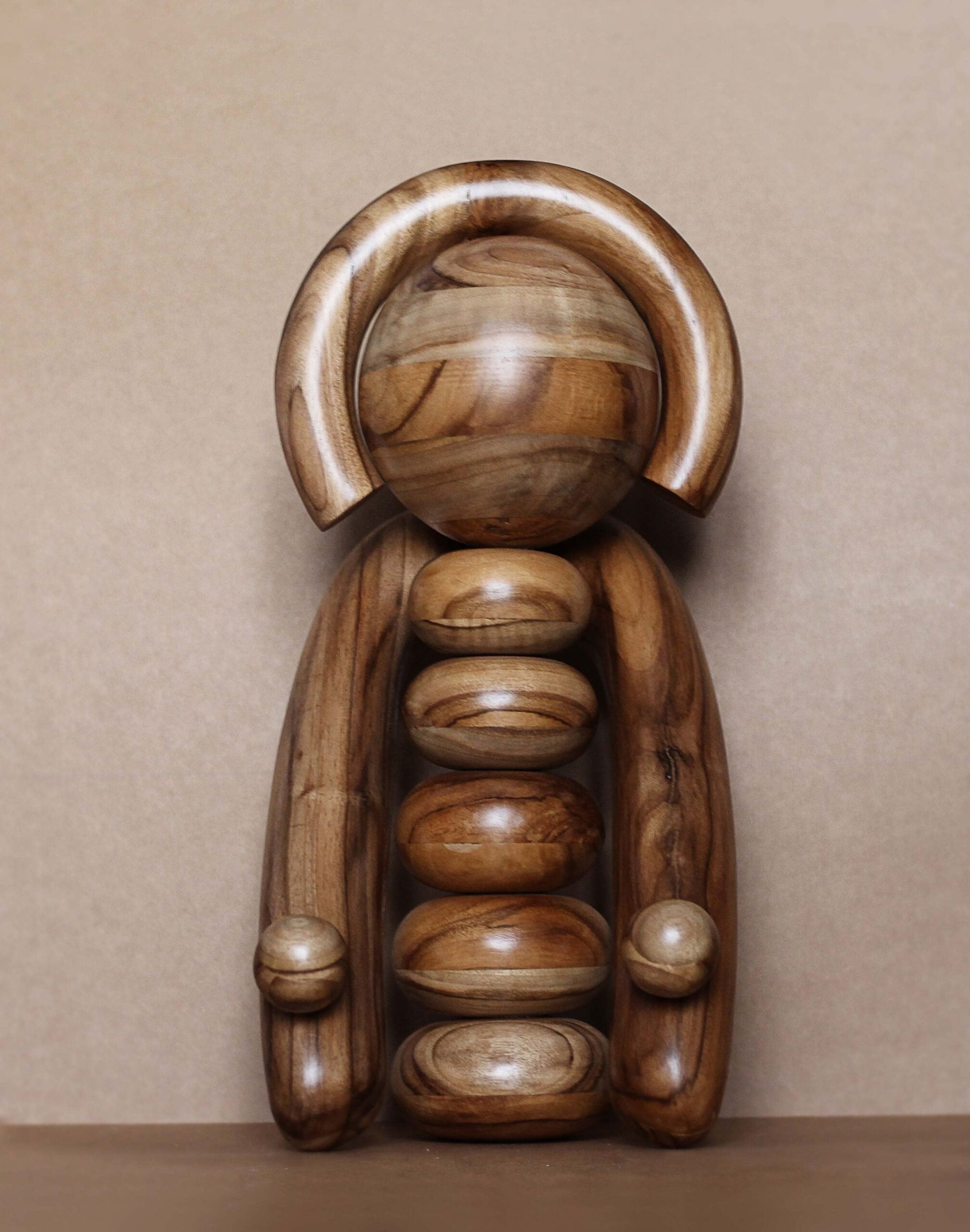 Wooden Sculpture Earth