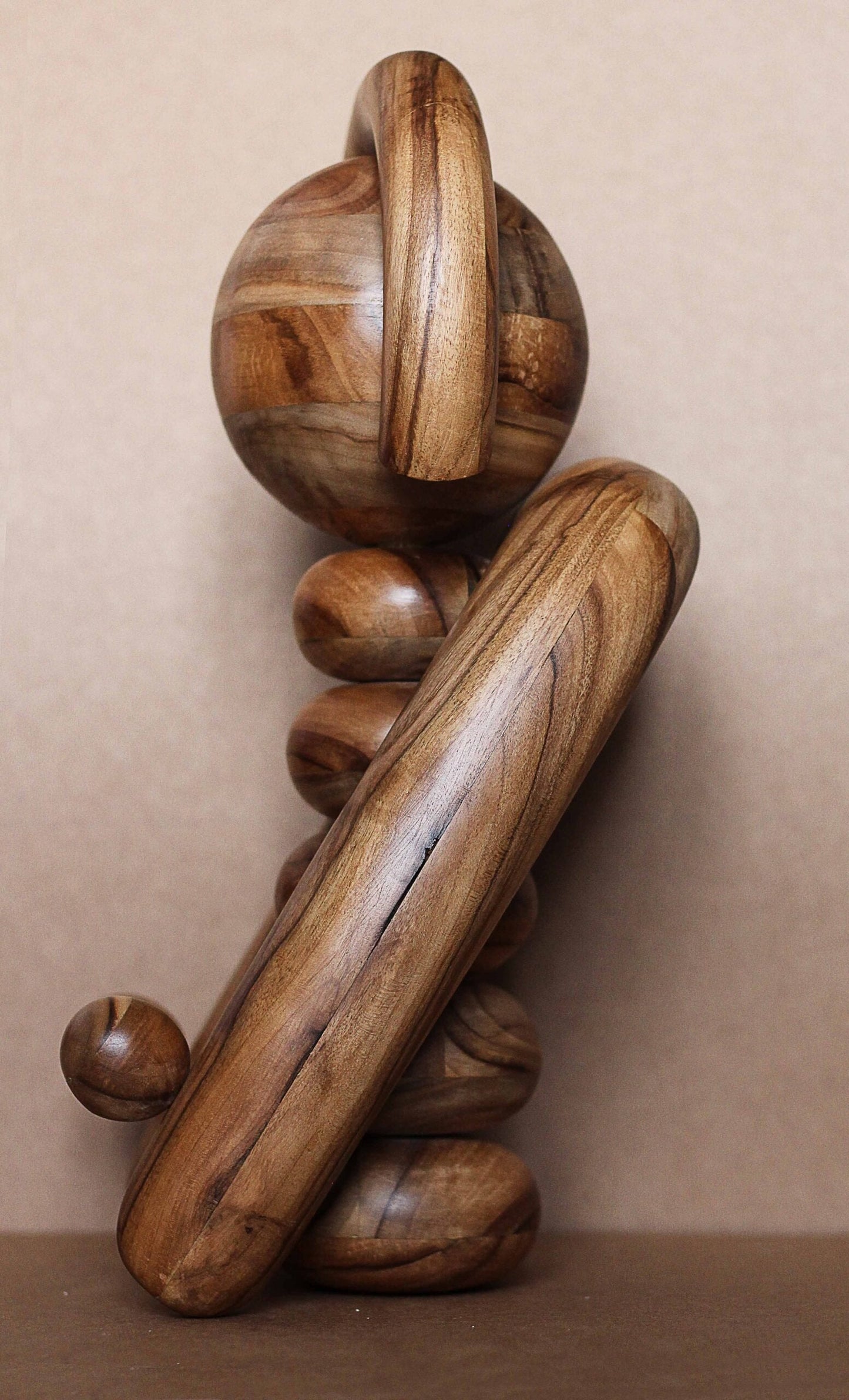 Wooden Sculpture Earth