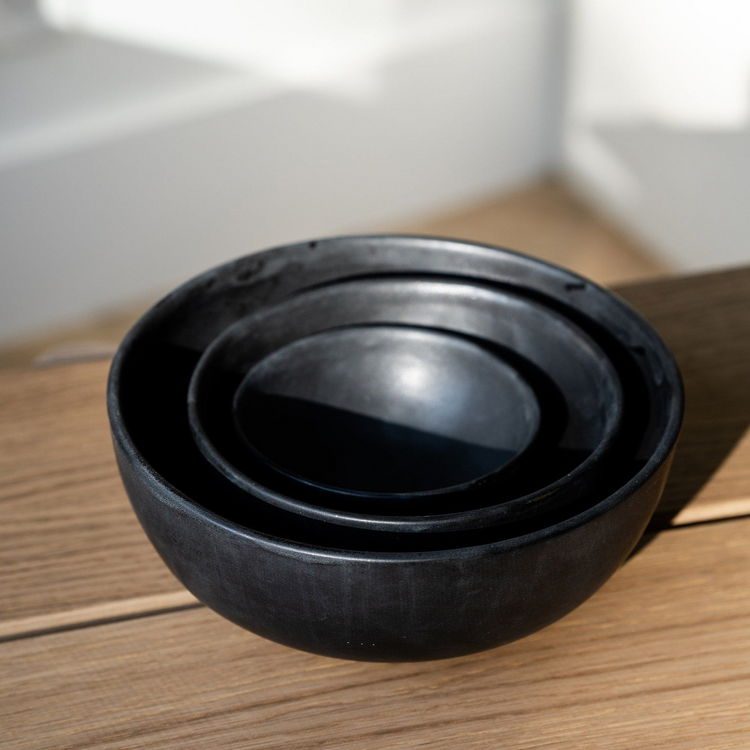 Black Matte Stoneware