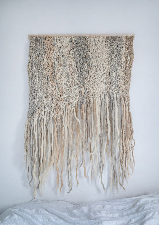 Handwoven Wool Wall Hanging