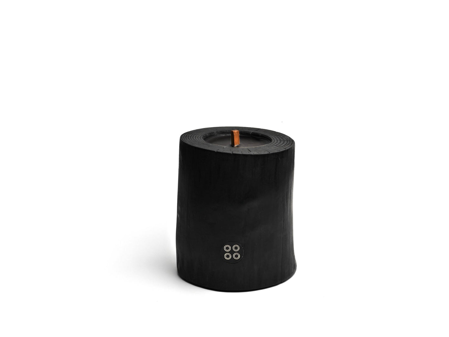 Black Illusions Wood Candle