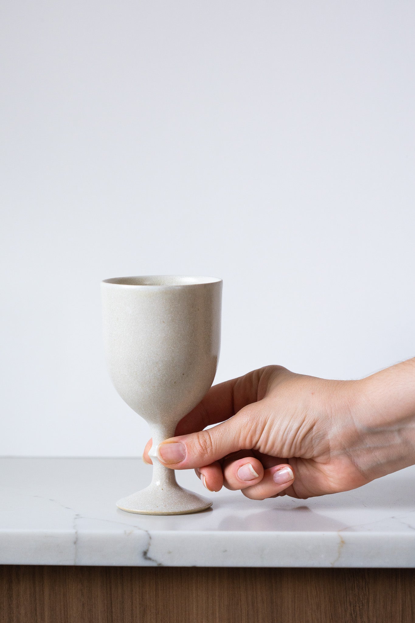 Wheel-Thrown Ceramic Wine Glasses / Goblets