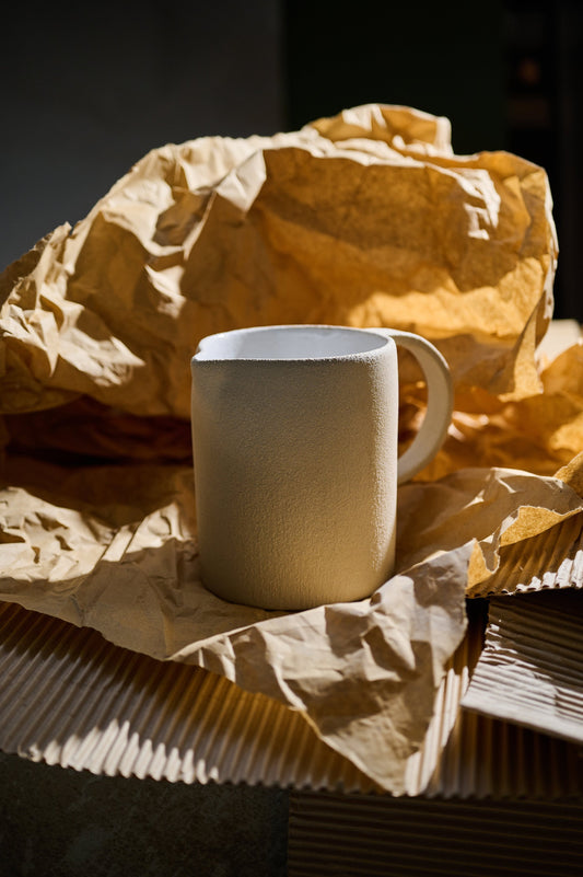 Handmade Stoneware Small Pitcher