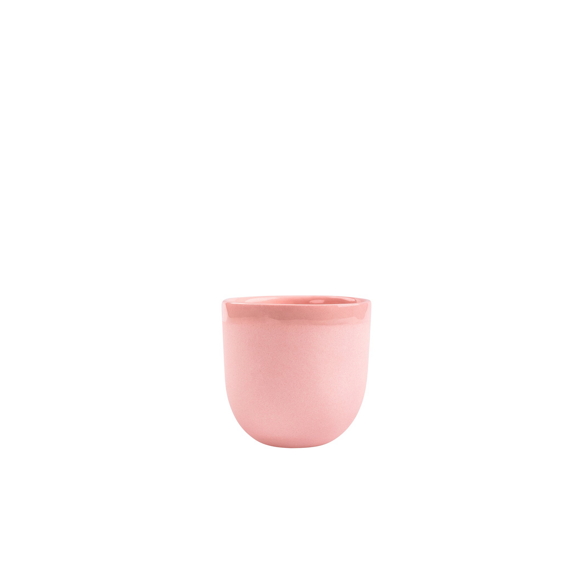 Handmade Porcelain Espresso Cup. Powder Pink