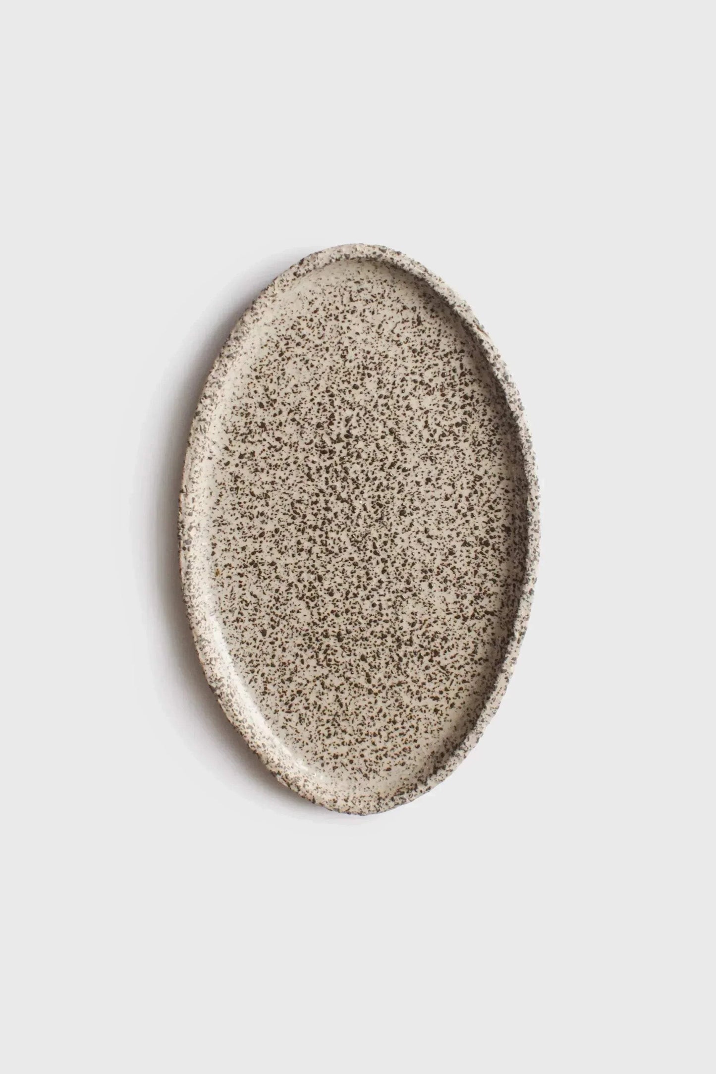 Handmade Stoneware Oval Large Serving Platter