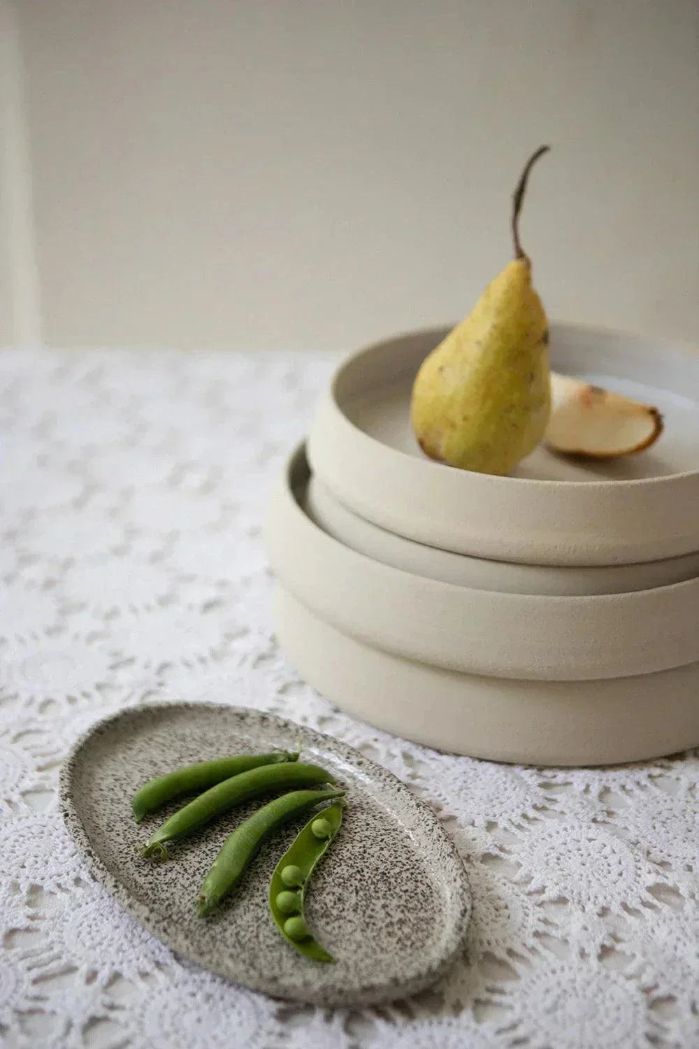 Handmade Stoneware Oval Large Serving Platter