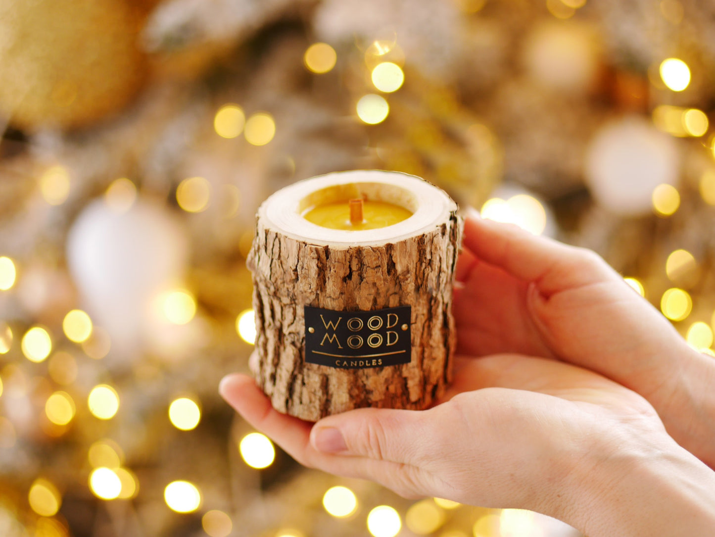 Rocky Wood Candle