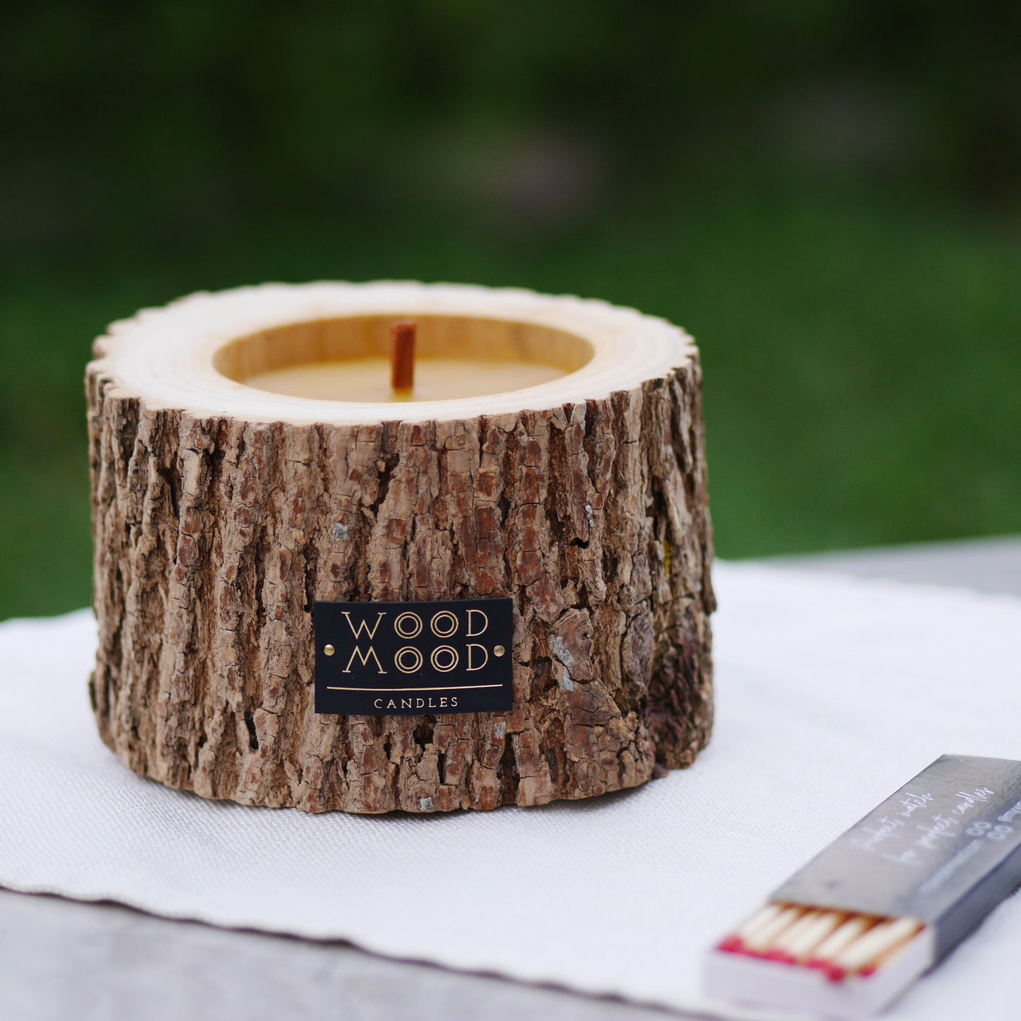 Rocky Wood Candle