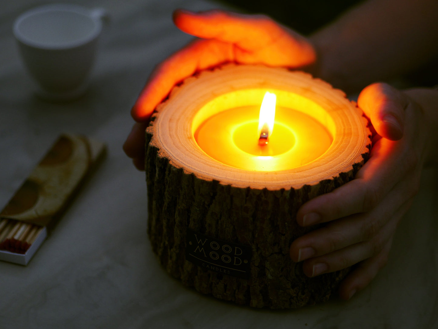 Rocky Wood Candle