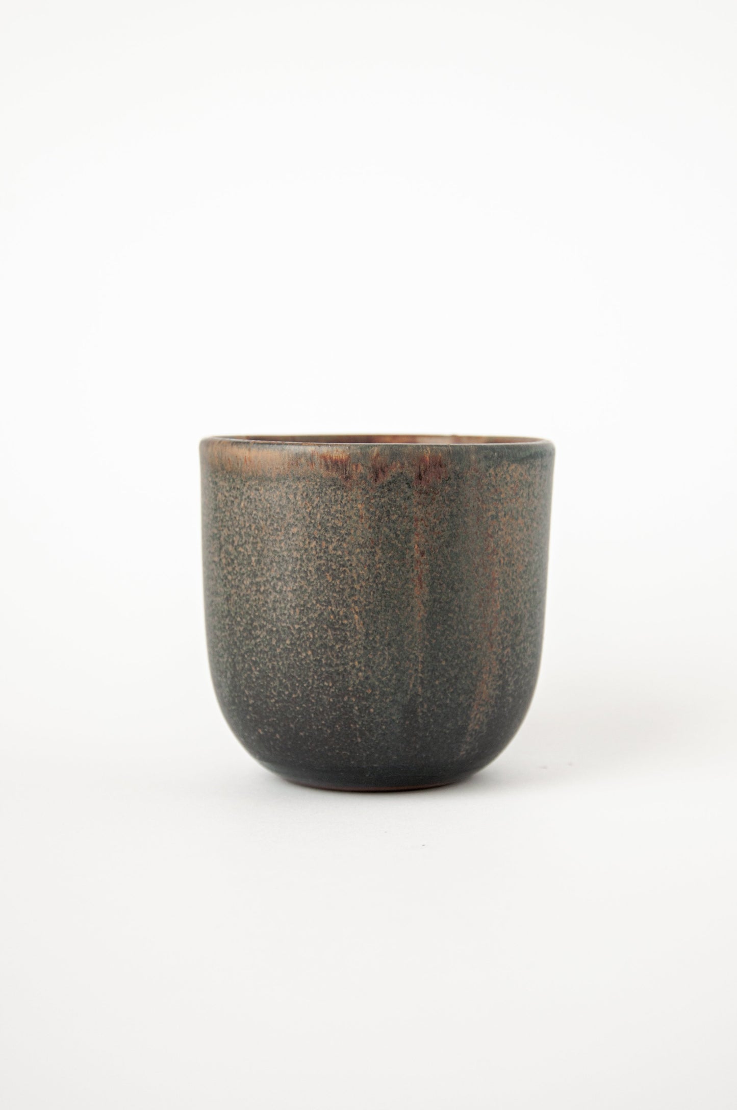 Rust Stoneware Coffee Tumbler