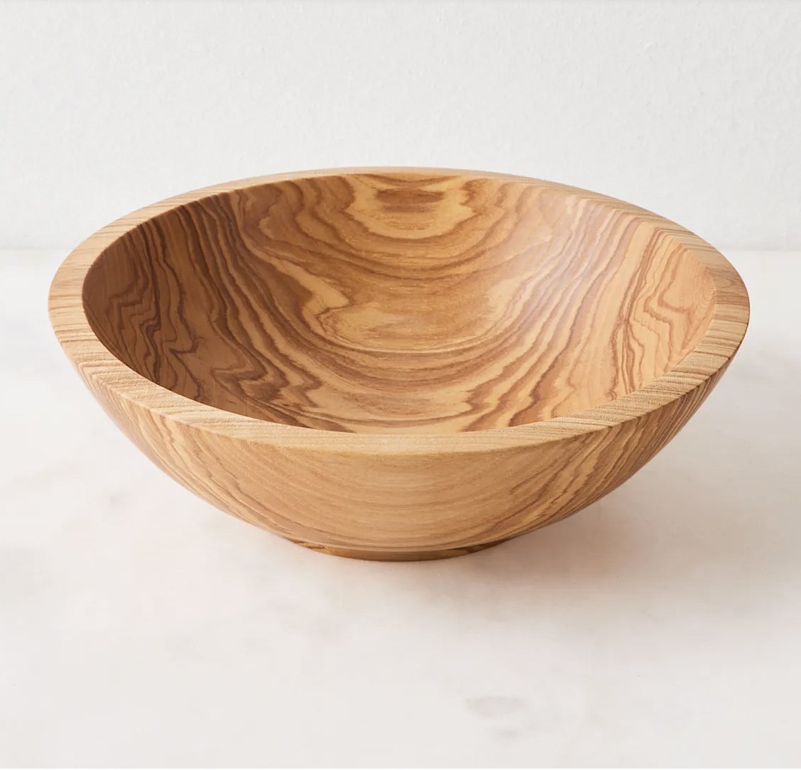 Hand Carved Ash wood Nesting Bowl Set