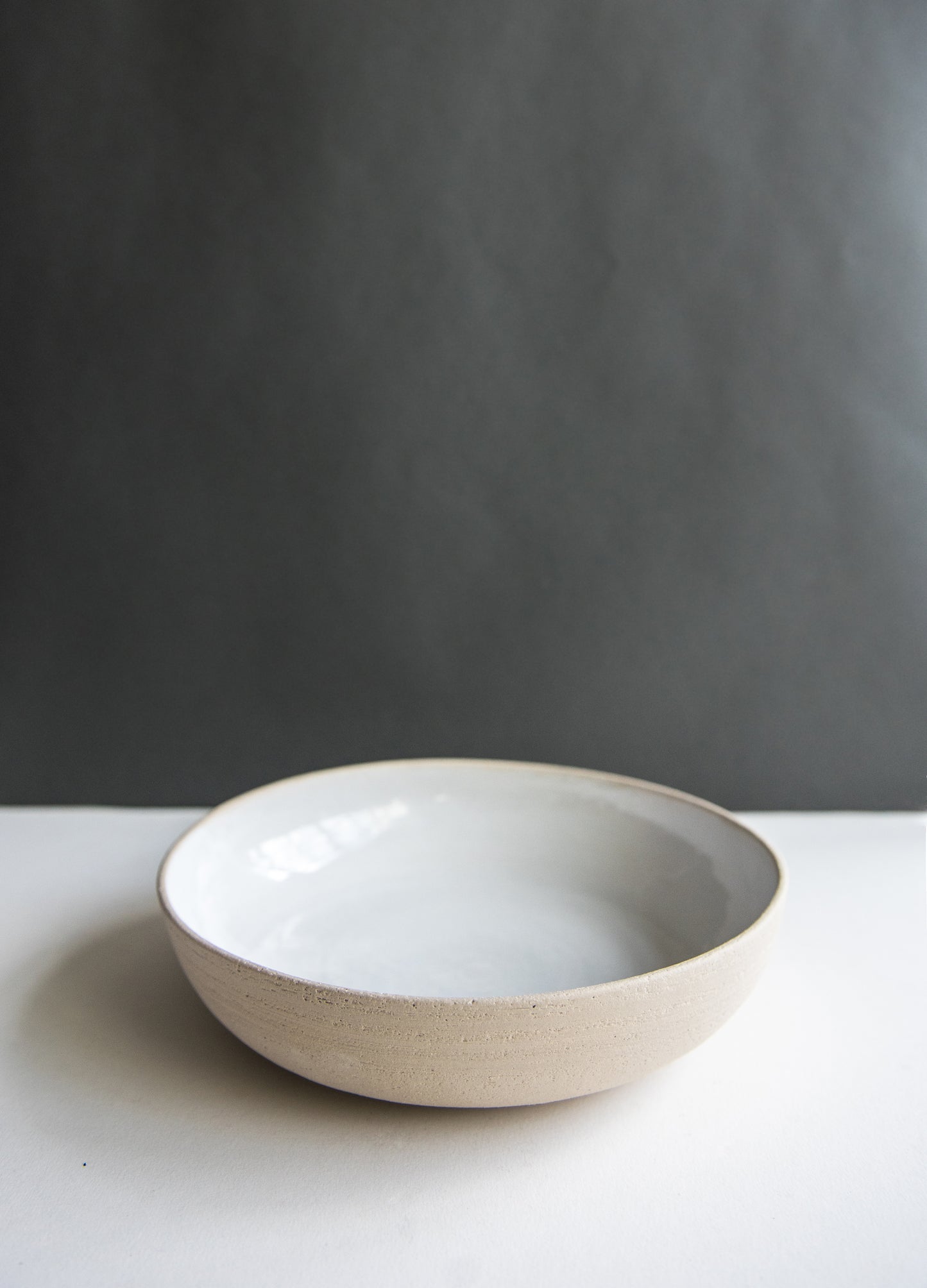 Handmade Stoneware Pasta Bowl