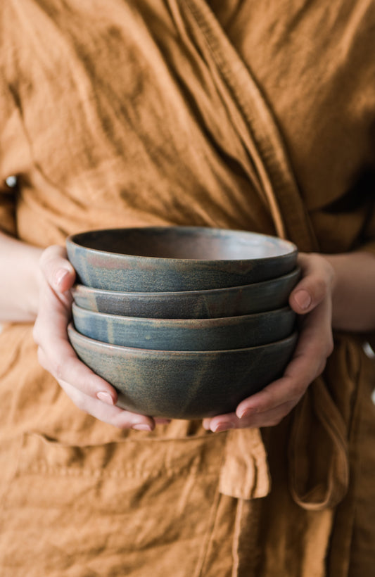 Rust Stoneware Everyday Bowl