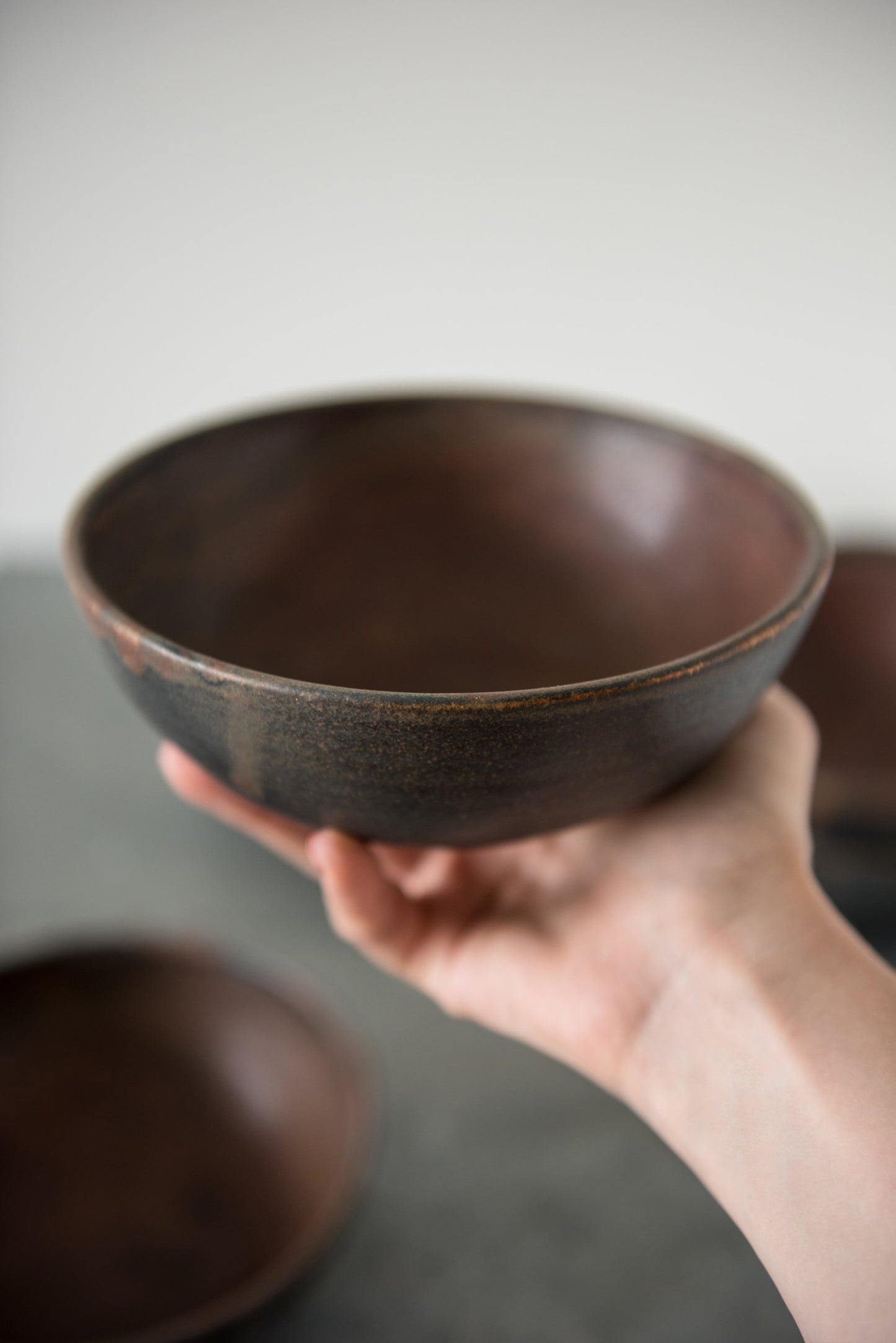 Rust Stoneware Everyday Bowl