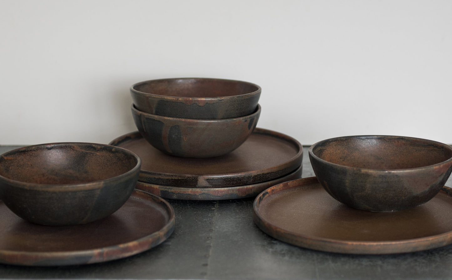 Rust Stoneware Everyday Bowl