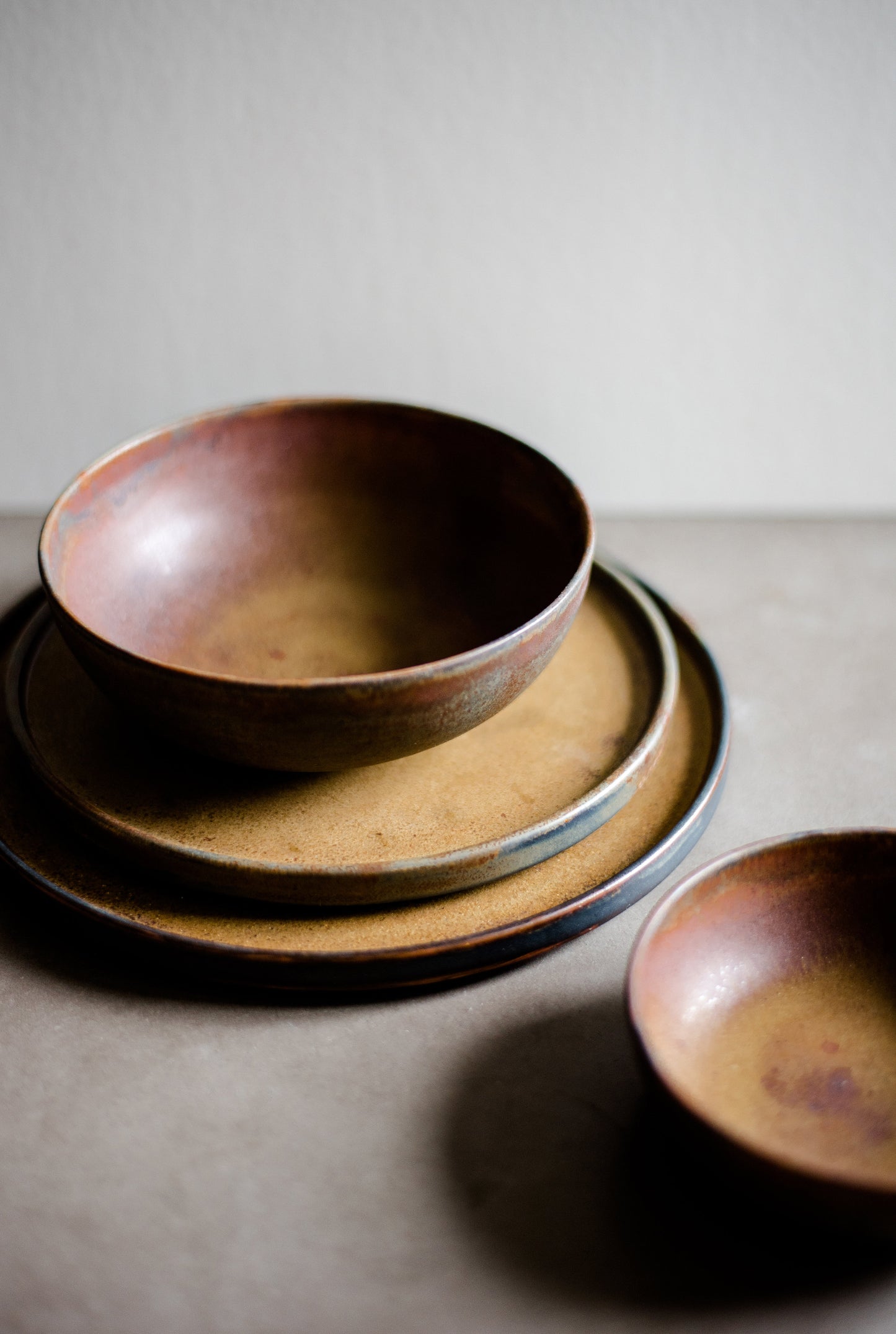 Rust Stoneware Mini Bowl