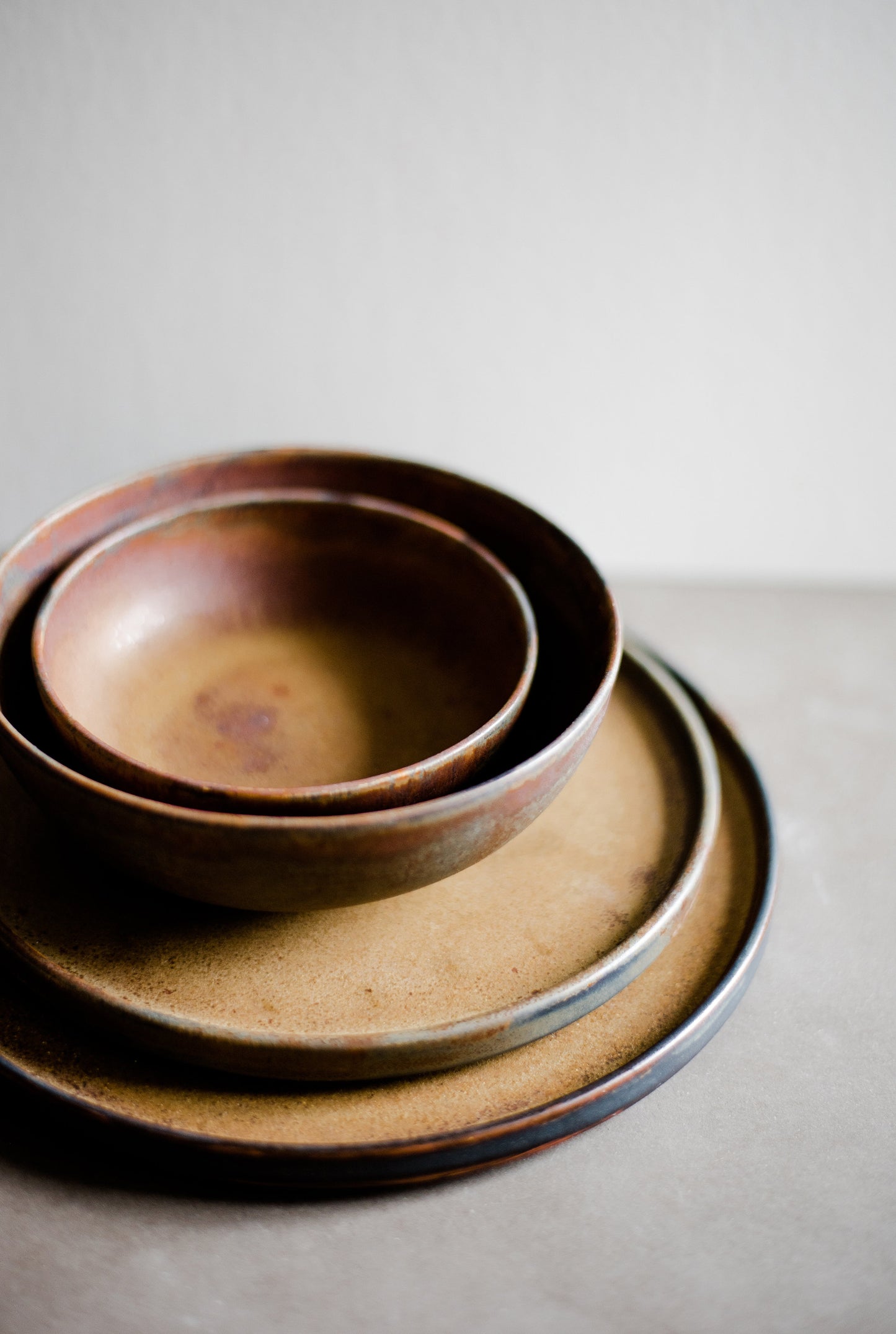 Rust Stoneware Mini Bowl