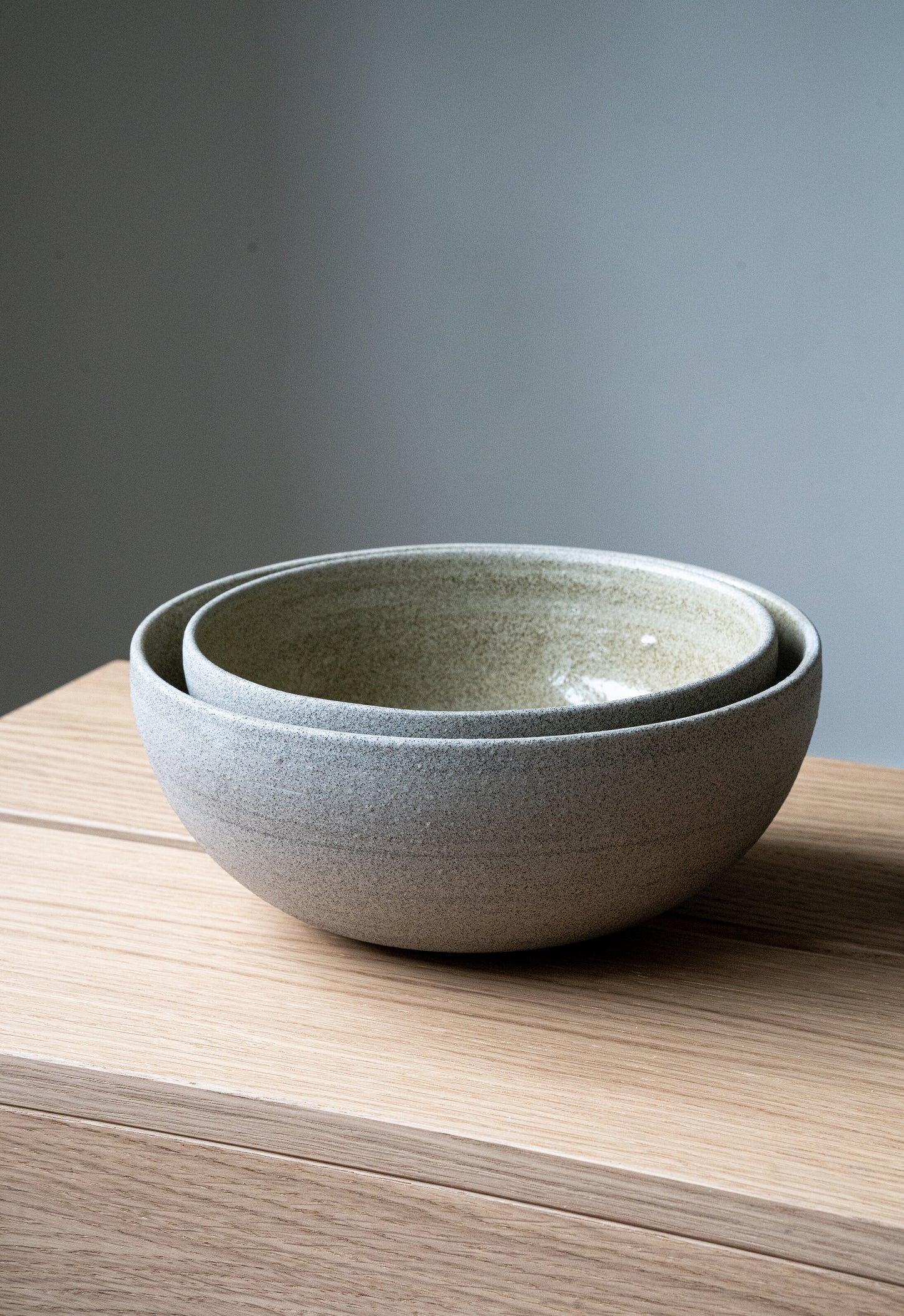 Stoneware Everyday Bowl "Concrete"