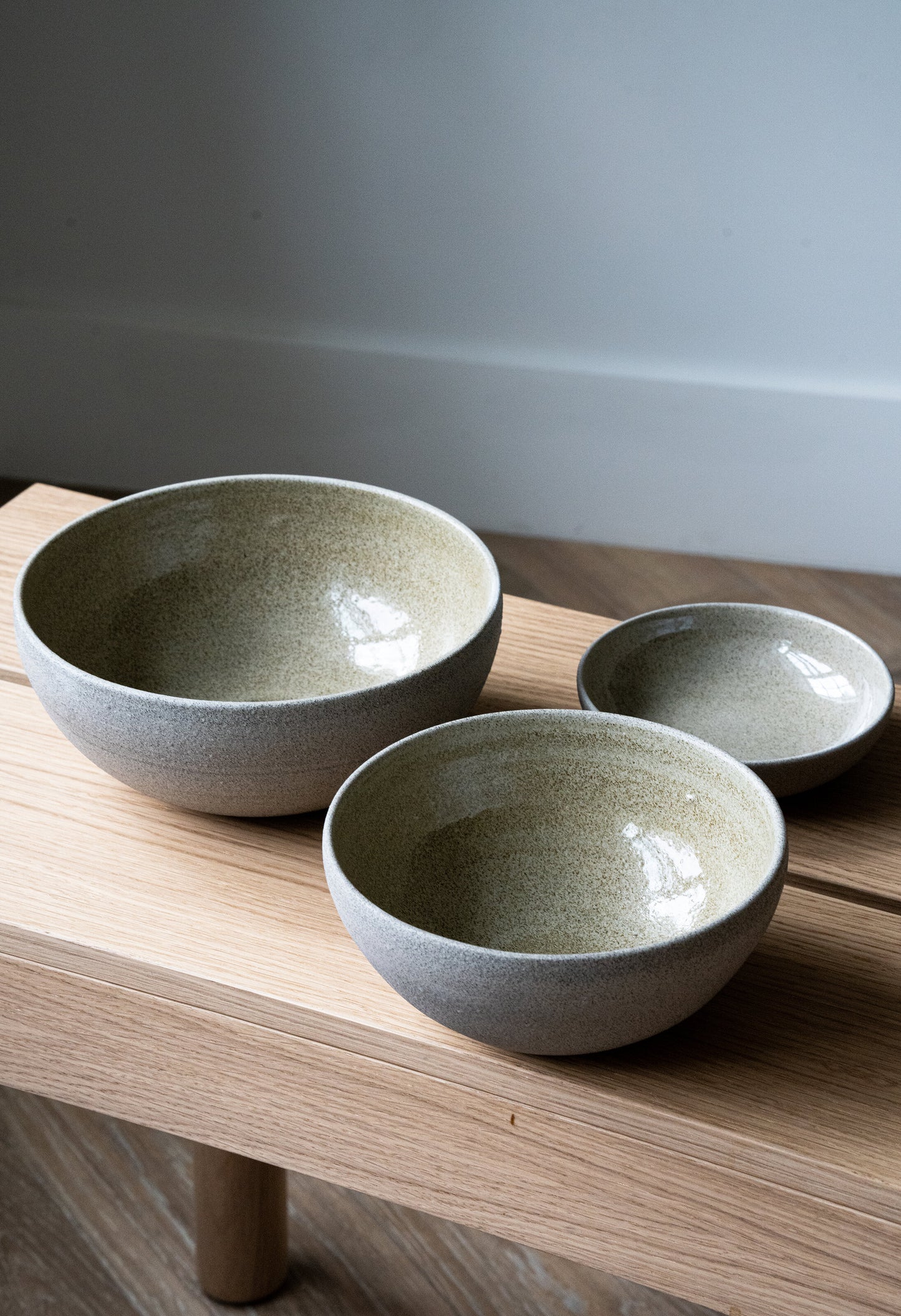 Stoneware Everyday Bowl "Concrete"