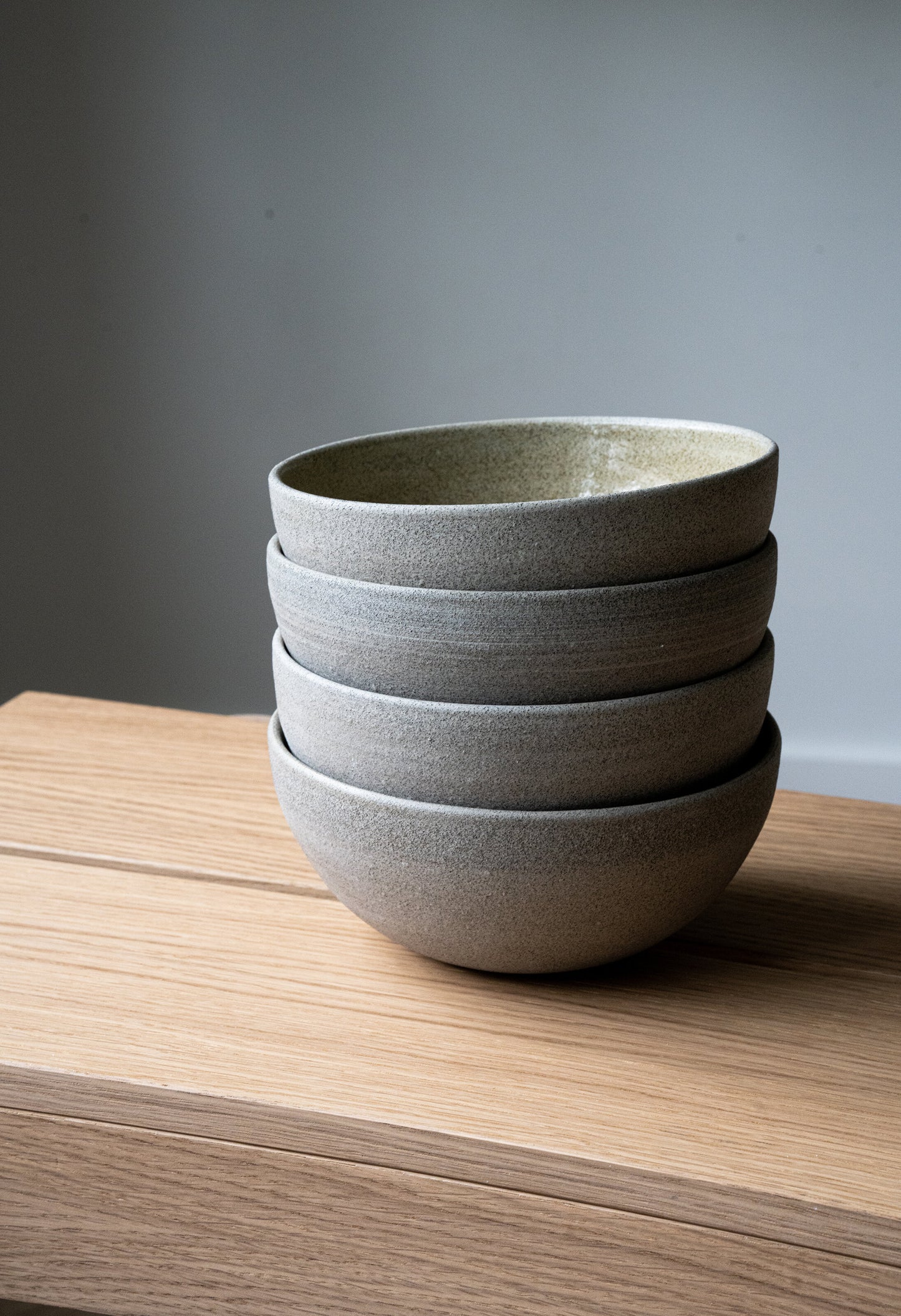 Stoneware Everyday Bowl "Concrete"