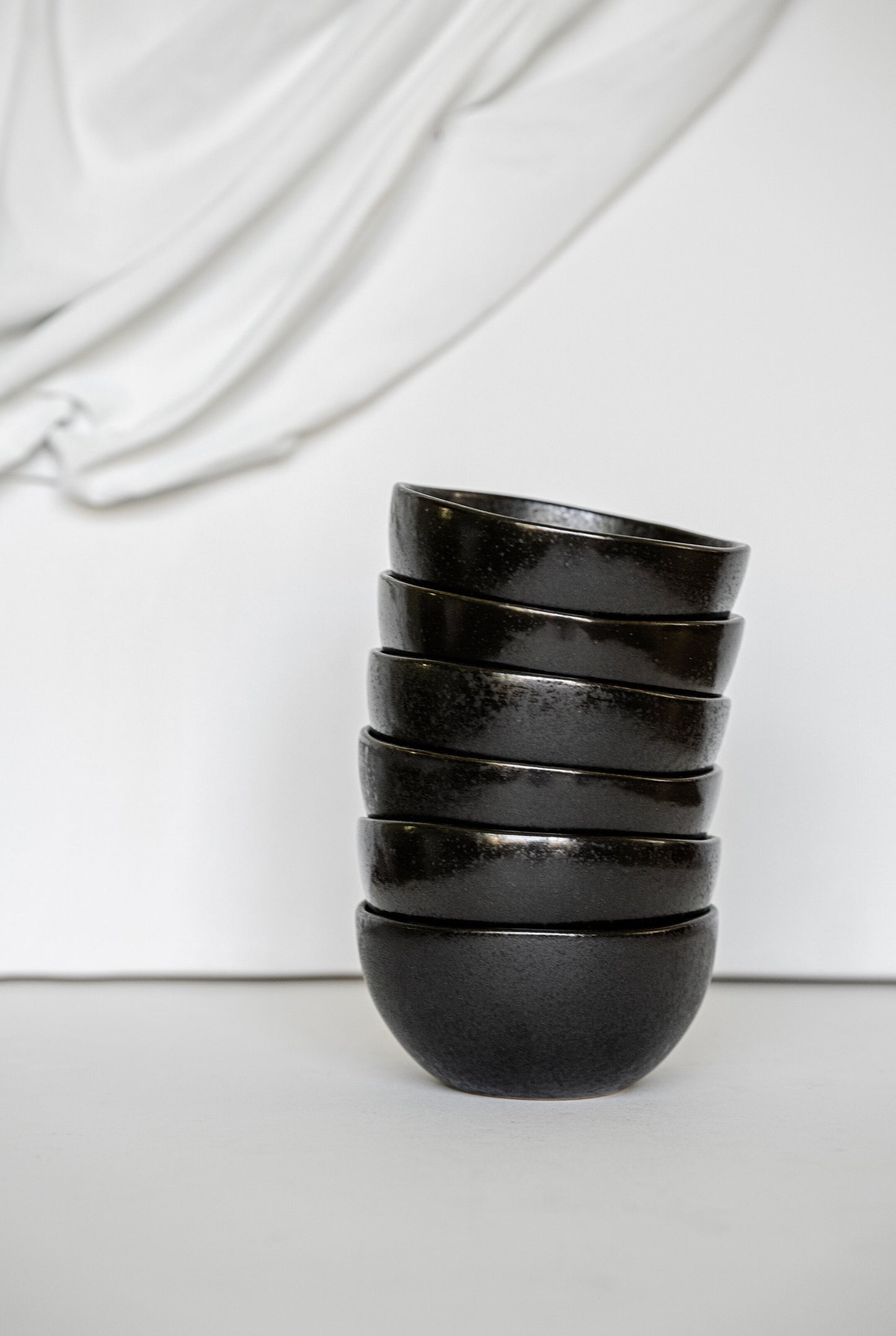 Black Stoneware Mini Bowl