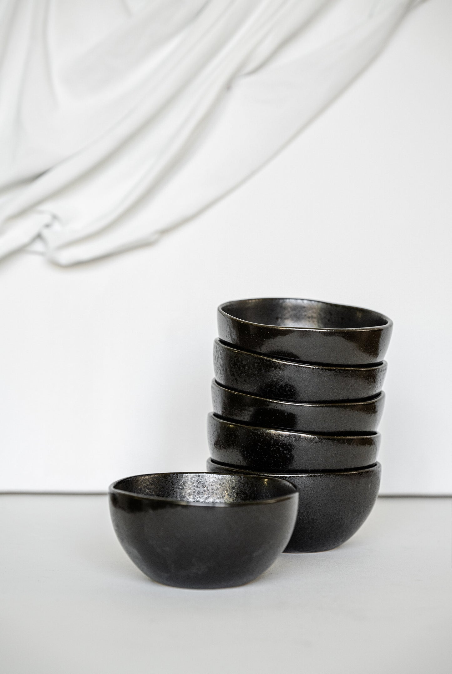 Black Stoneware Mini Bowl