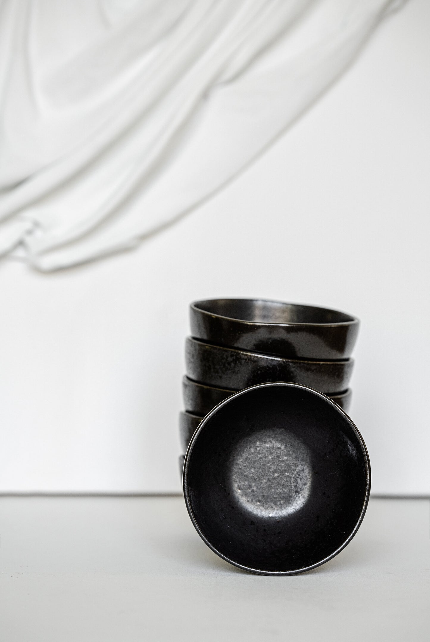 Black Stoneware Mini Bowl