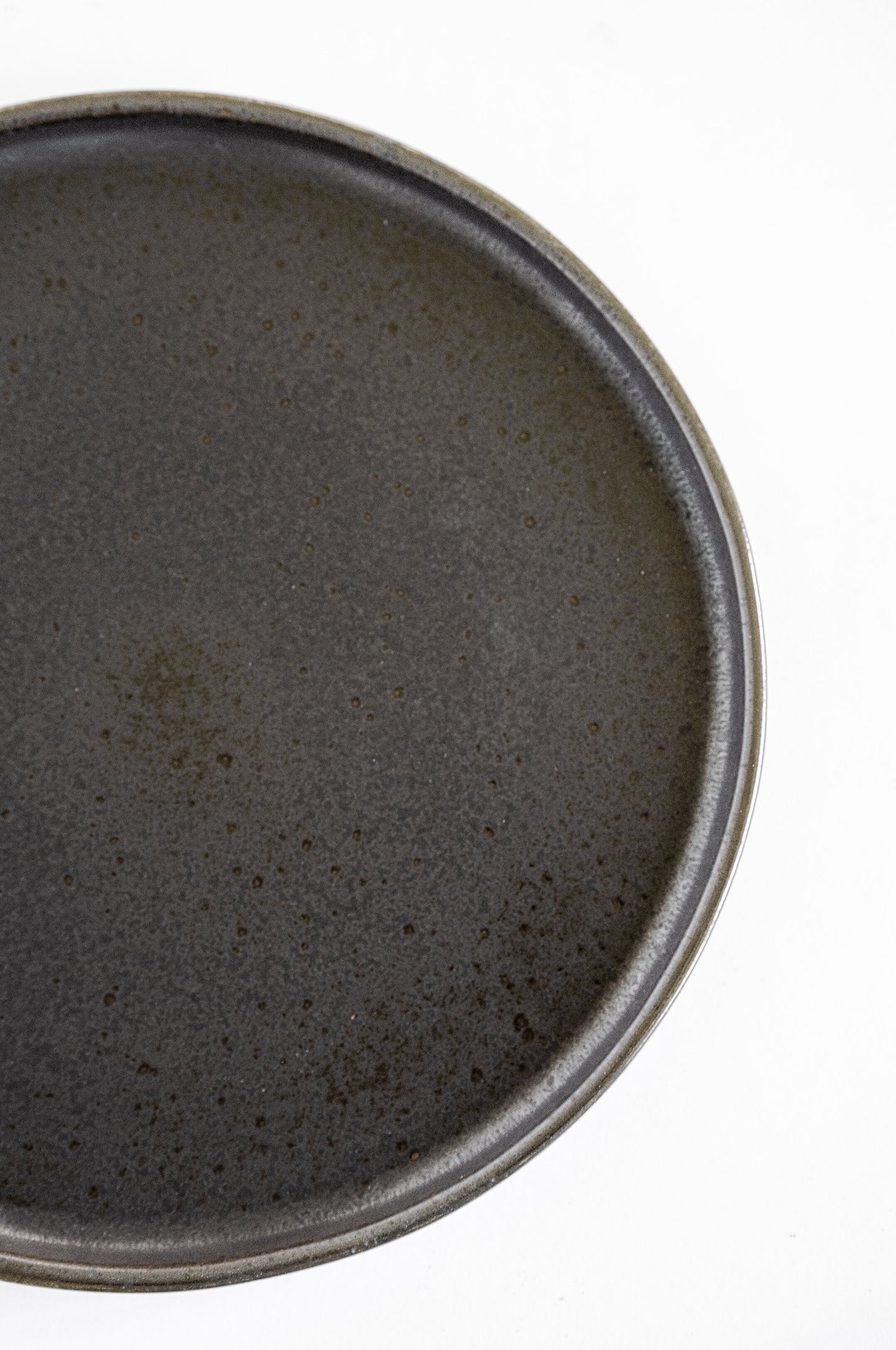 Black Stoneware Dinner Plates