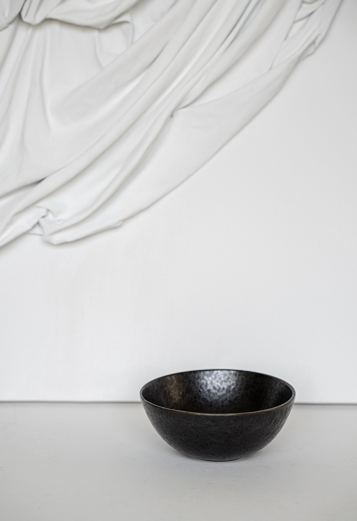 Black Stoneware Everyday Bowl