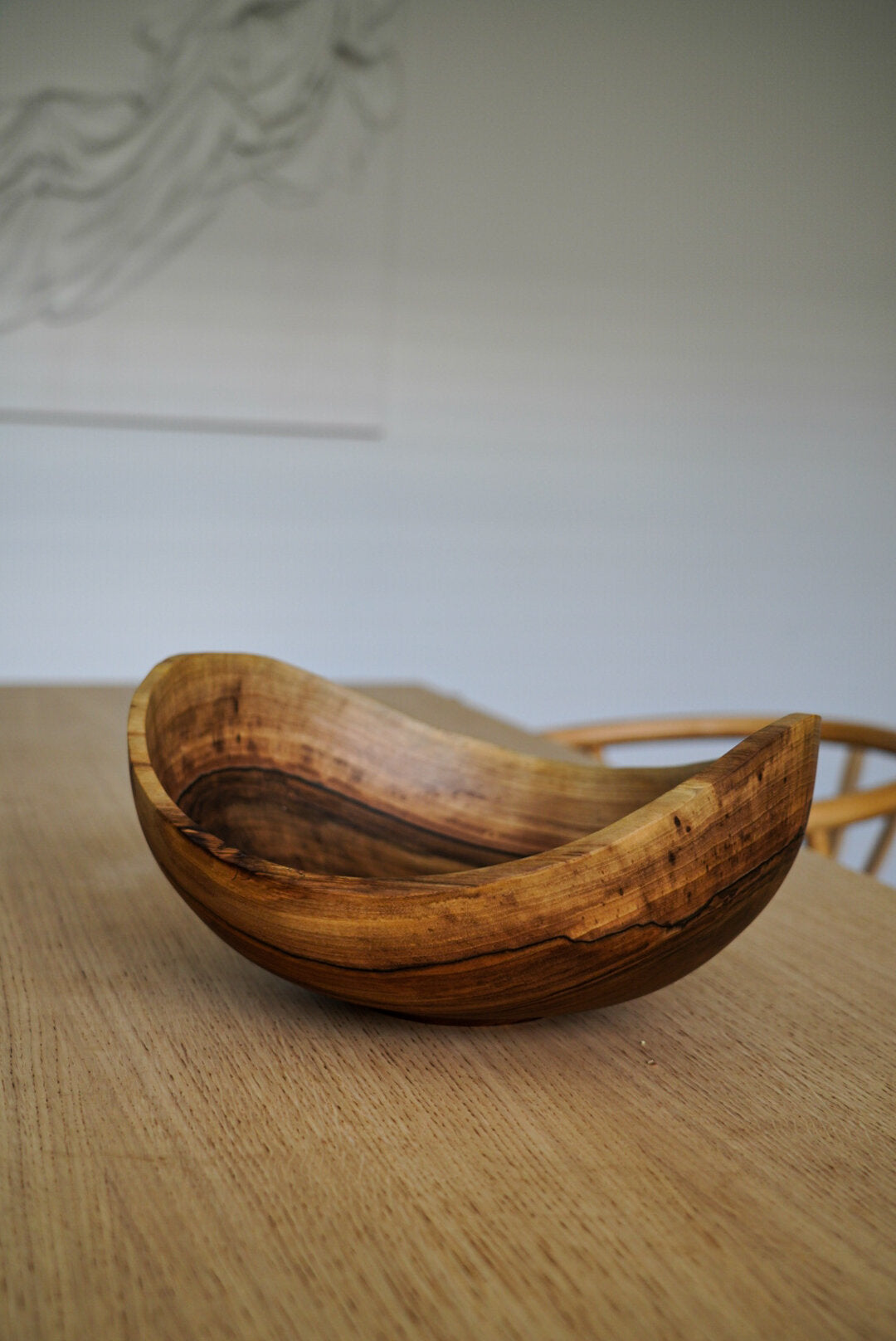 Hand Carved Extra Large Wooden Bowl