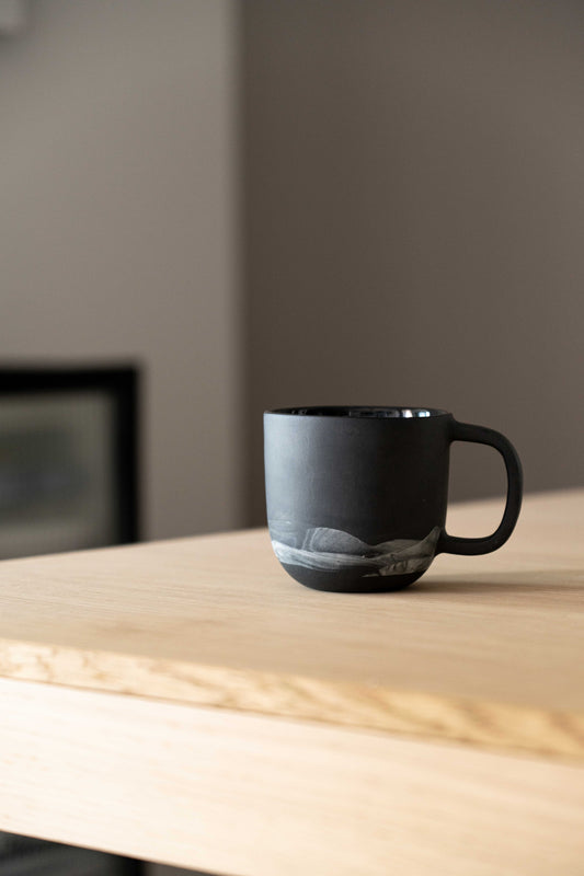 Handmade Porcelain Coffee Mug. Iceland