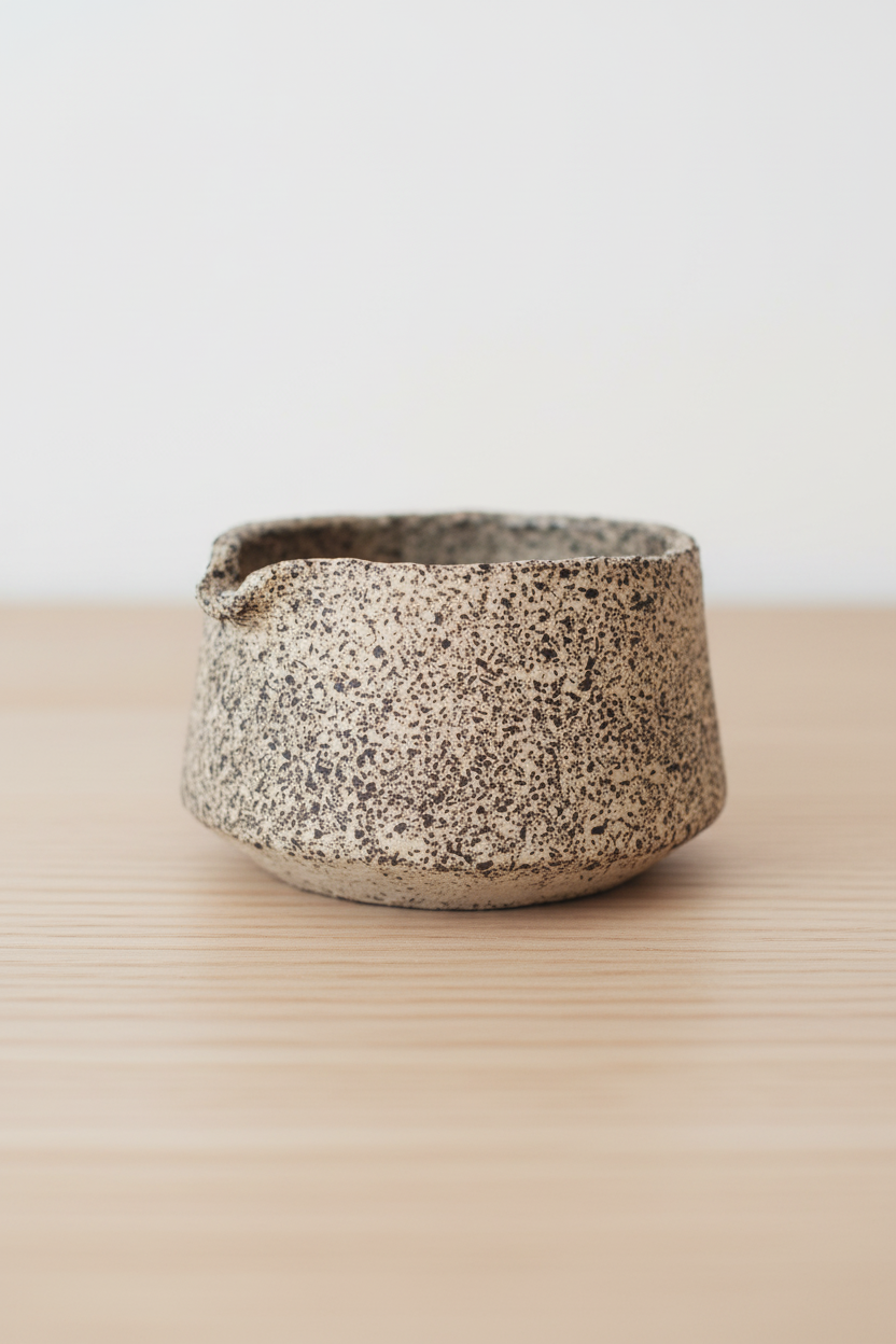 StonewareHandmade Stoneware Matcha Bowl - Oats Collection for Matcha Tea Lovers Matcha Bowl 