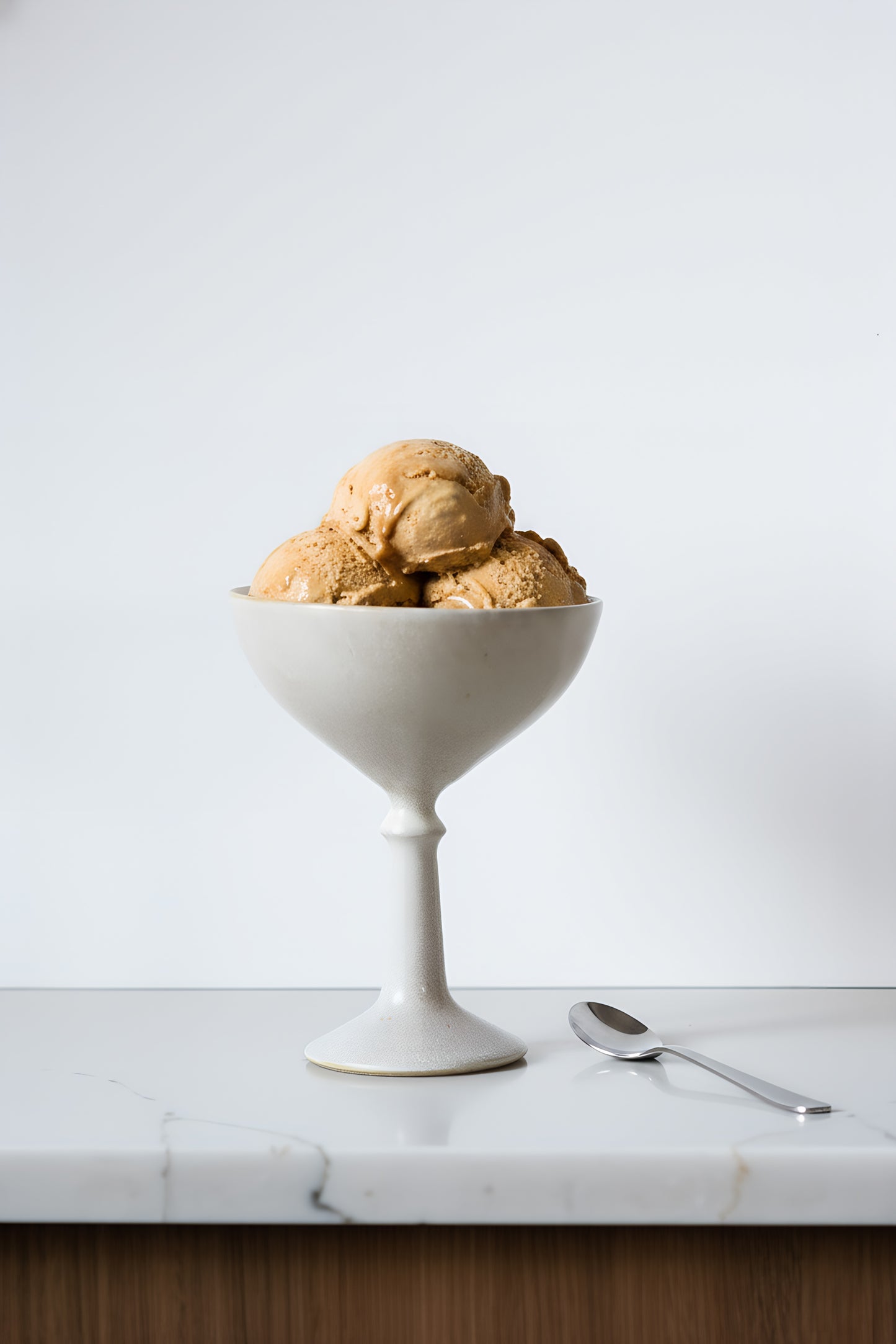 Handcrafted Ceramic Champagne Coupe – Stoneware Ice Cream & Dessert Glass