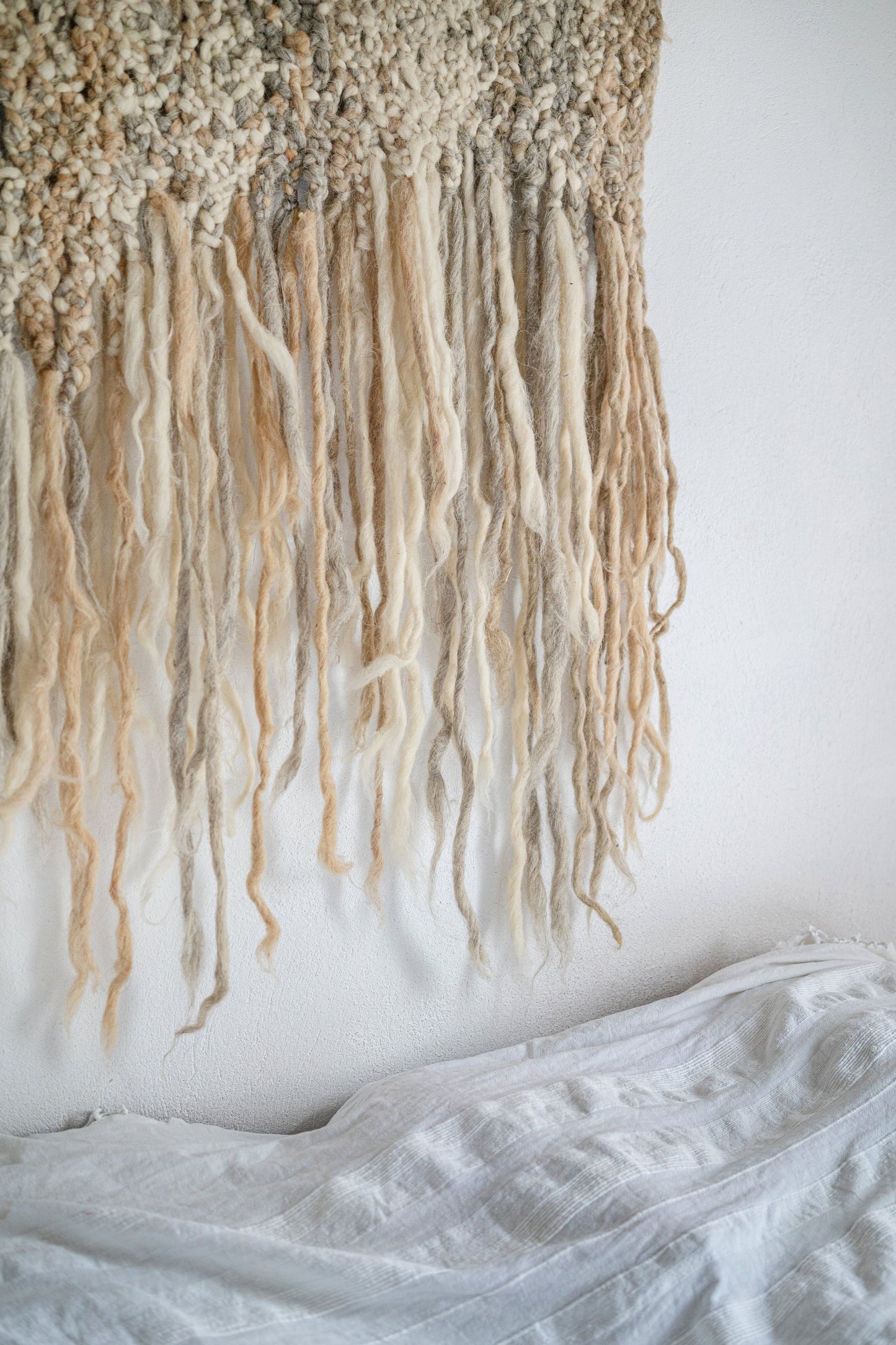 Handwoven Wool Wall Hanging