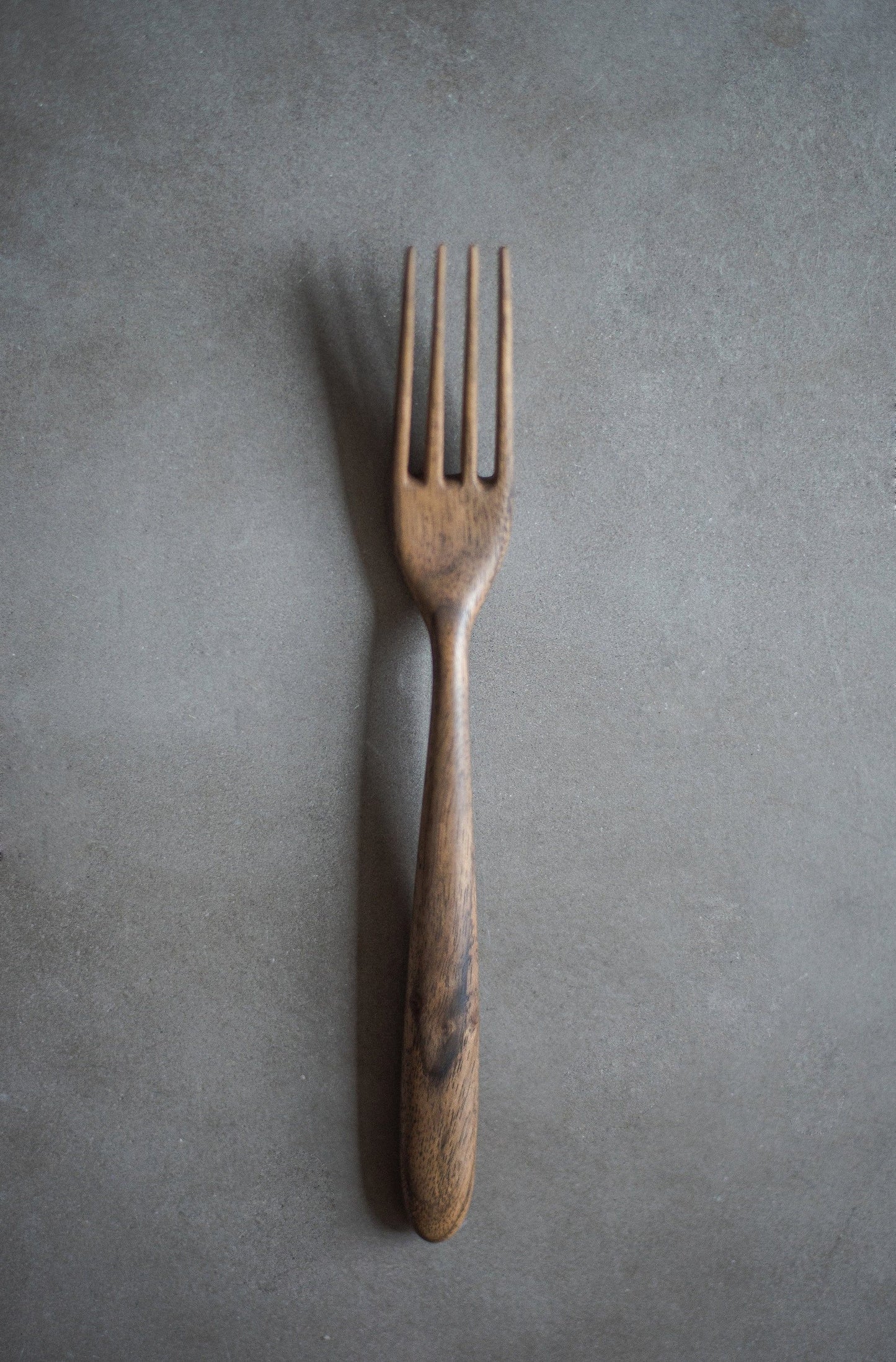 Walnut Wood Fork with Straight Handle